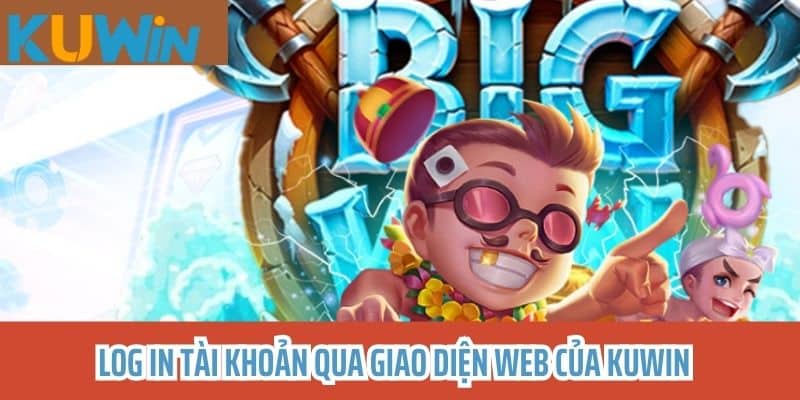 Tiến hành log in account thông qua web của đơn vị 